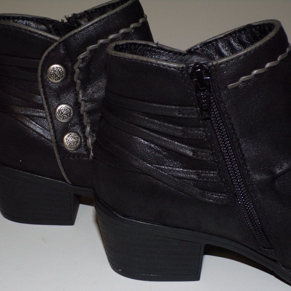 Baretraps Womens Bethany Black Ankle Booties Shoe - Picture 7 of 9